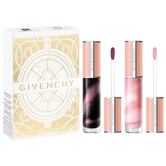 Givenchy Other - Givenchy Limited Edition Rose Perfecto Tinted Liquid Balm Duo Set, New